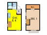 エクセル南大塚 1DKの間取り