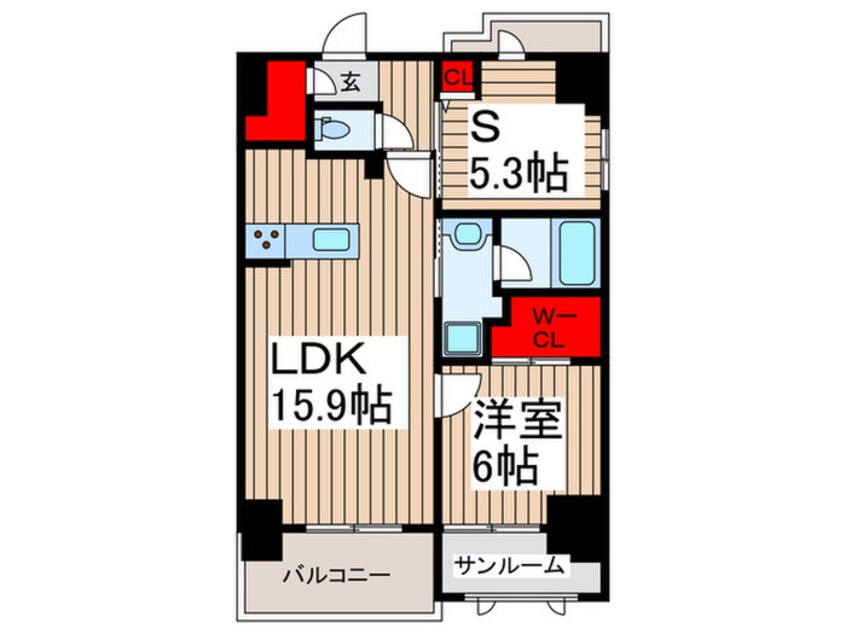 間取図 LA　MAISON　DU　RAISIN