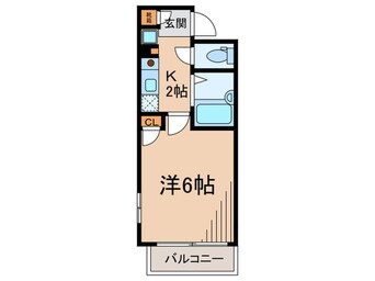 間取図 アヴァンツァ－レ高輪（401）