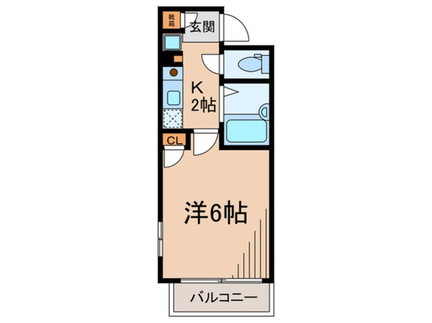 間取図 アヴァンツァ－レ高輪（401）