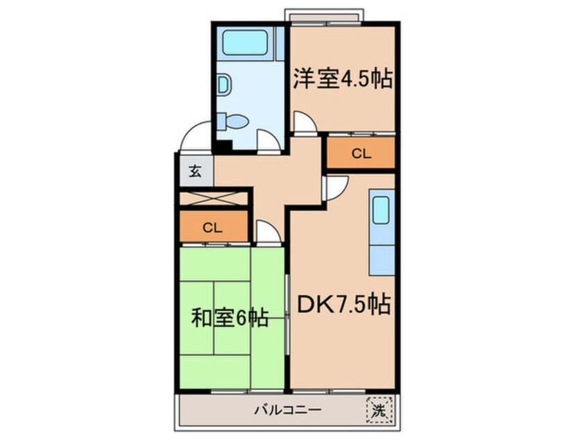 間取図 一杉マンション