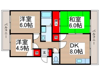 間取図 シティハイツ