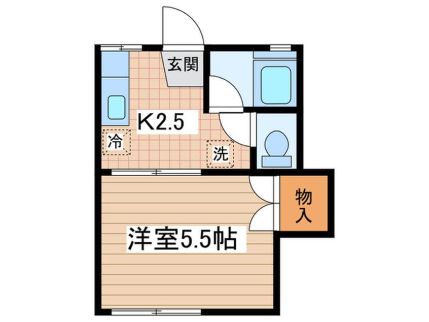 間取図 コーポ神代