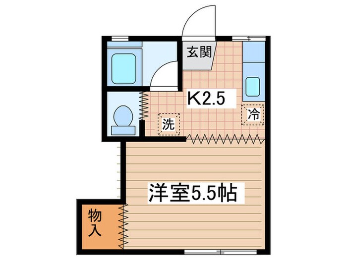 間取り図 コーポ神代