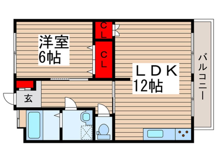 間取図 コ－ポ新井