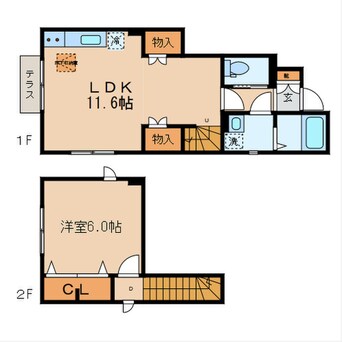 間取図 ラ メゾン ド ボヌール