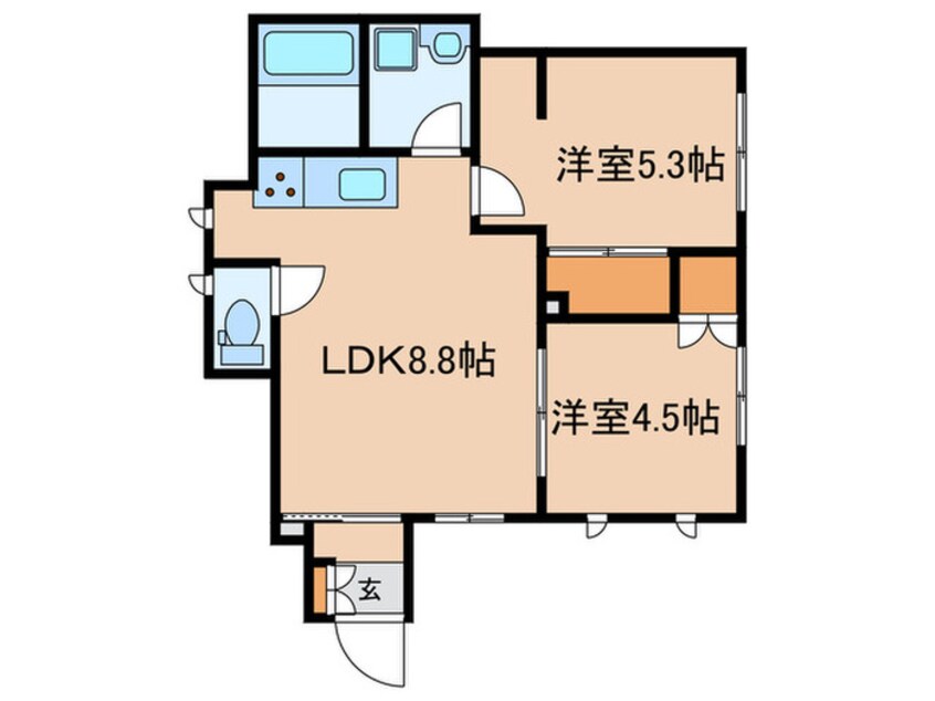 間取図 グリーンコートニューズ