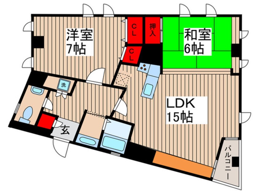 間取図 グラツィオ幕張本郷