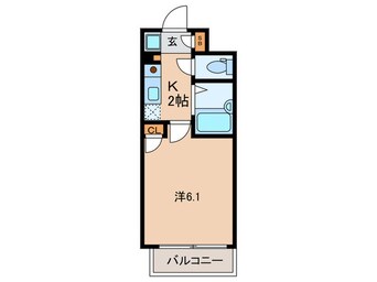 間取図 アヴァンツァ－レ高輪（303）