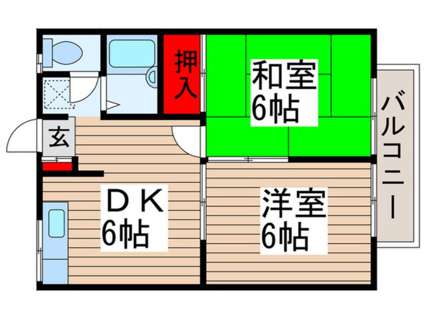 間取図 エステートピア常盤台