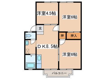 間取図 グリーンフィールドＡ
