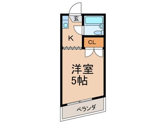 間取図 鷺宮コーポ