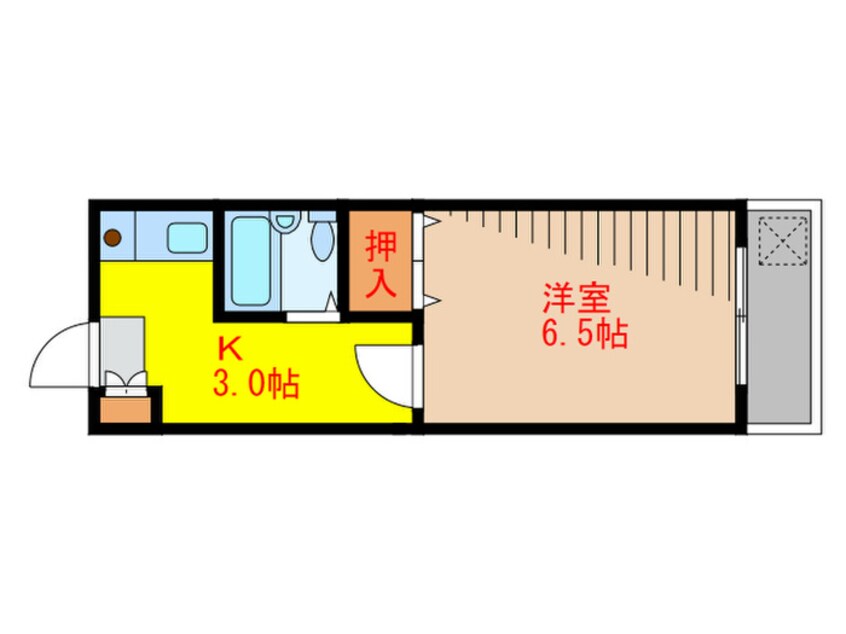 間取図 スカイフラッツ