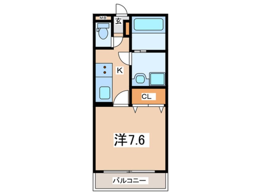 間取図 ヴィガラス栄町