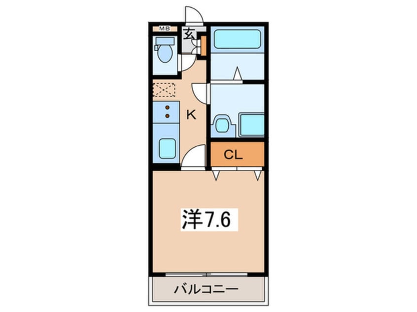 間取図 ヴィガラス栄町