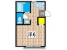 第3喜楽ハイツ 1Rの間取り