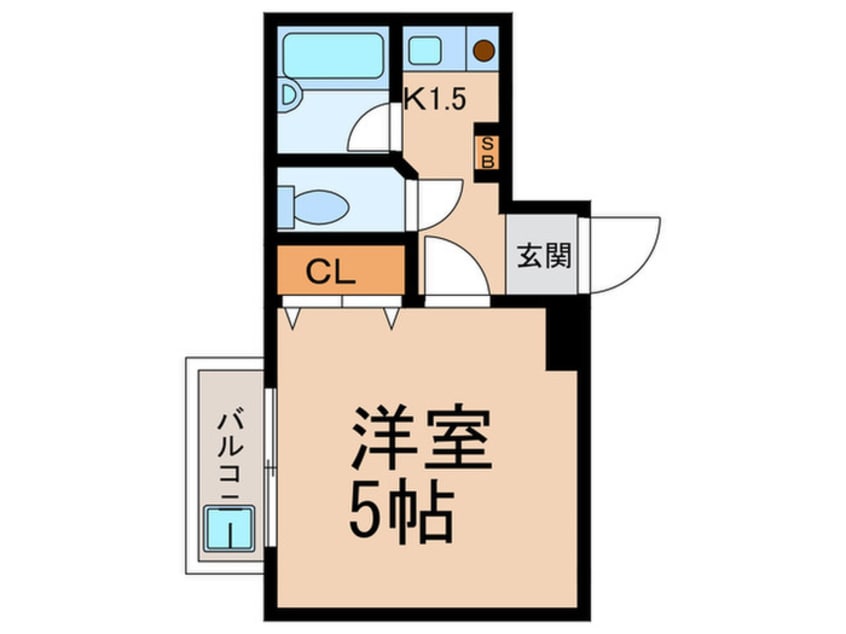 間取図 エルモ麻布