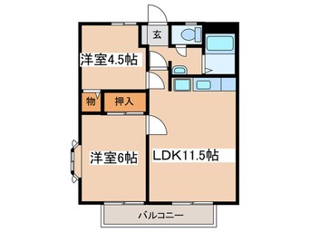 間取図 リ－ジェンシ－木村