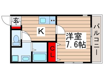 間取図 フェリ－チェ高柳
