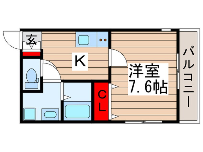 間取図 フェリ－チェ高柳