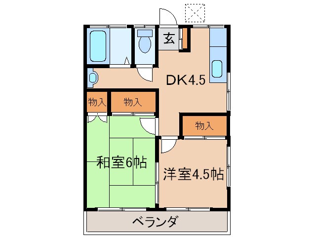 間取り図 第二みつる荘