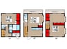 西堀４丁目戸建 2LDKの間取り