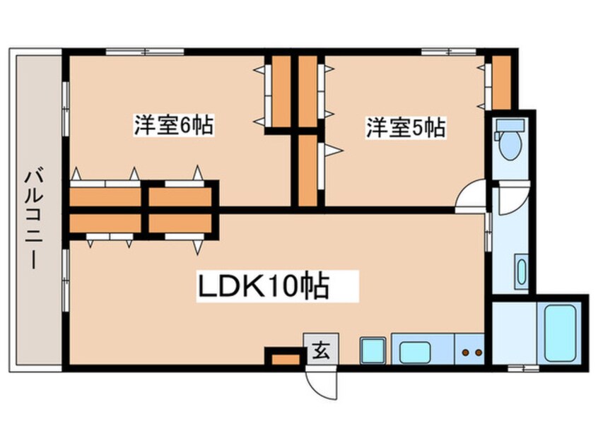 間取図 仲原グリ－ンハイム