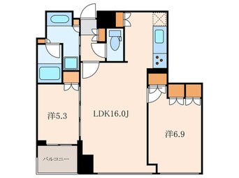 間取図 ホワイトタワ－浜松町