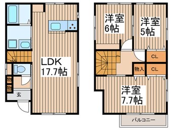 間取図 中央林間4丁目A棟