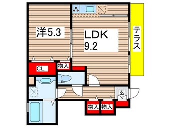 間取図 セジュールウィット元山