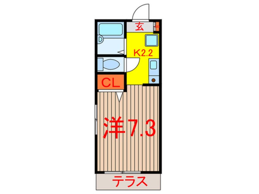 間取図 ラフィ－ネ・メゾン