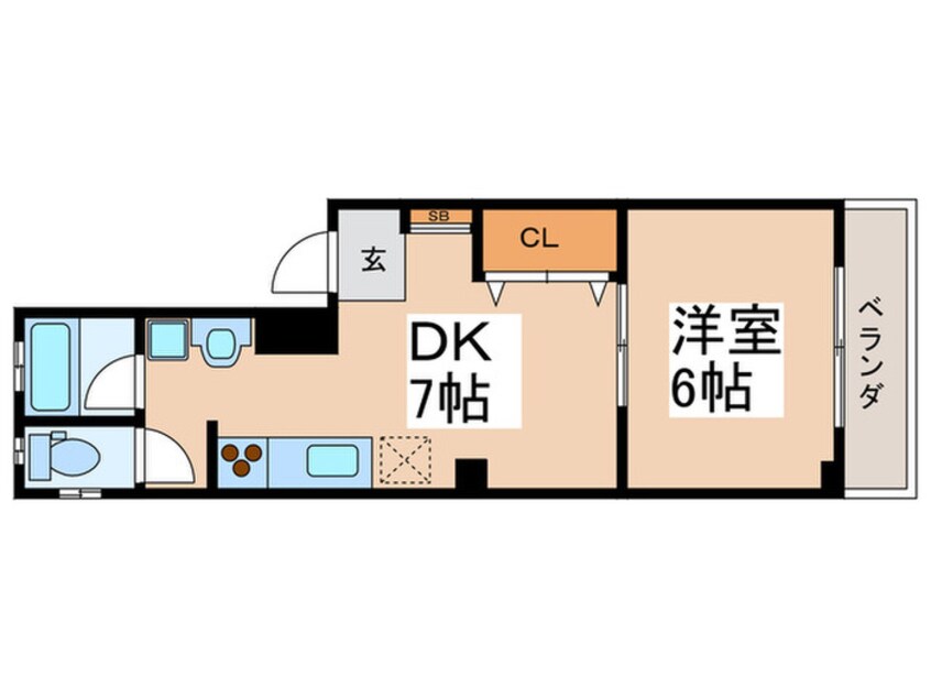 間取図 カーサたんぽぽ