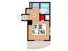与野駅前プラザ 1Kの間取り