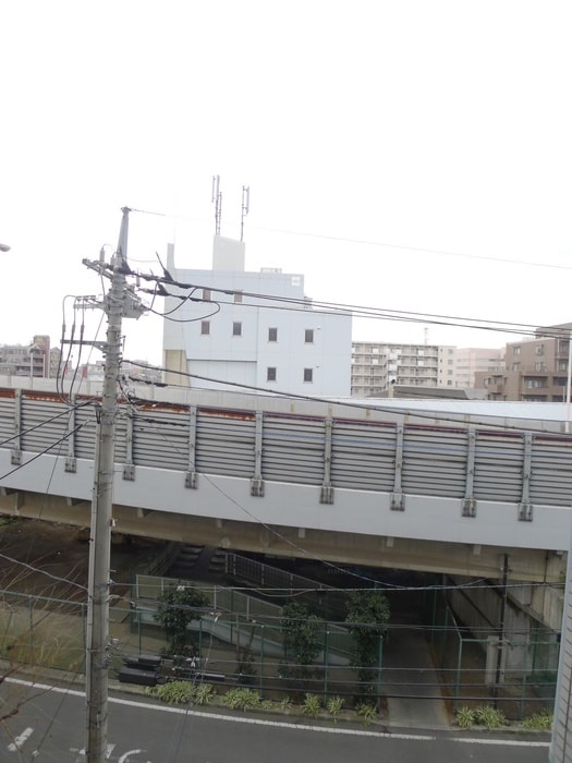 室内からの展望 与野駅前プラザ