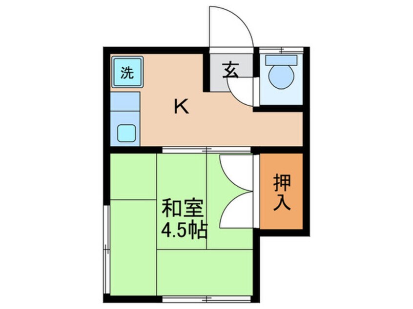 間取図 柏アパートＡ