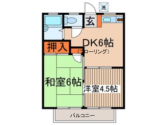 間取図 マーシャルハイツ