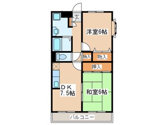 間取図 グリ－ンヒルズＡ棟