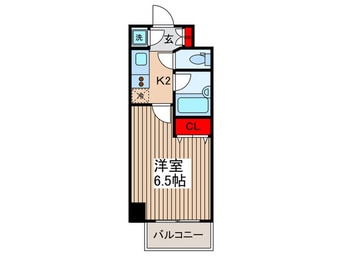 間取図 フォレシティ門前仲町