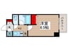 フォレシティ門前仲町 1Kの間取り