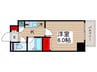 フォレシティ門前仲町 1Kの間取り