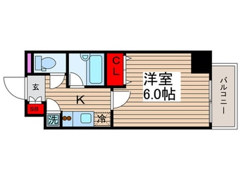 間取図 フォレシティ門前仲町