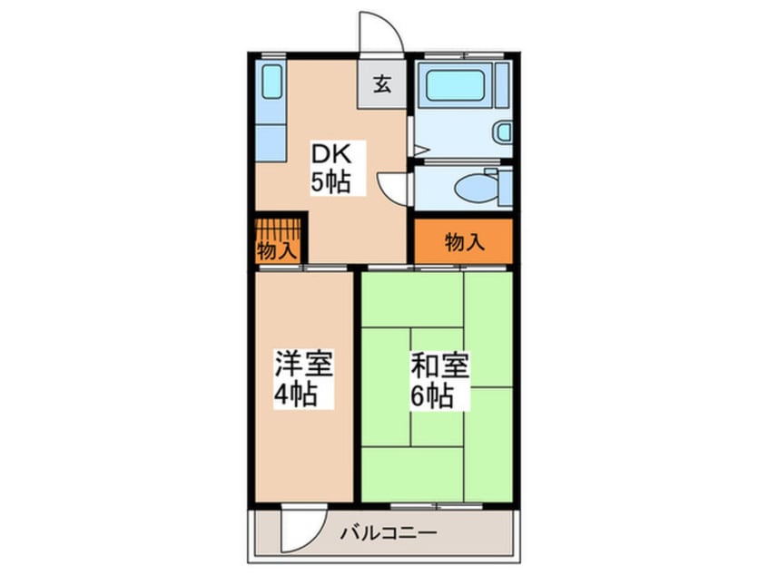 間取図 箭内マンション