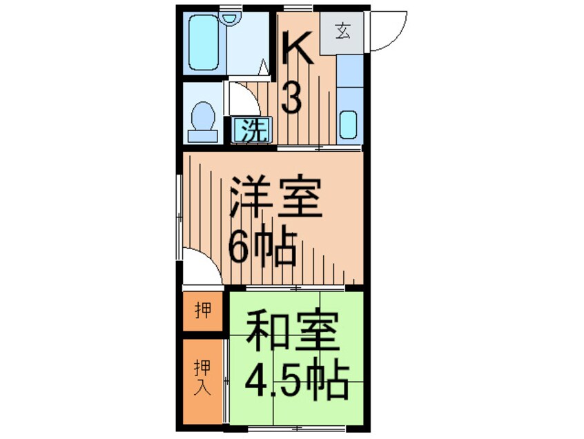 間取図 イ－ストビレッジ