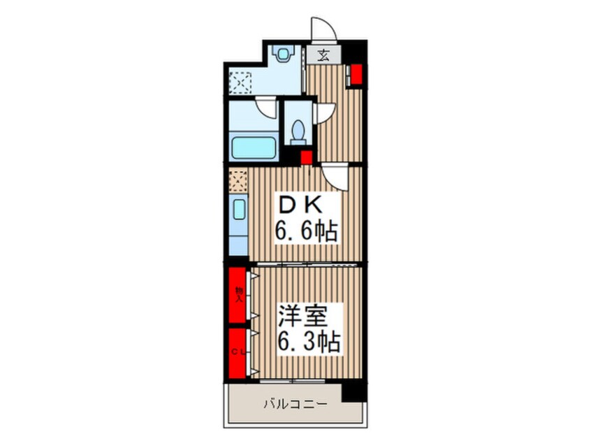 間取図 東川口弥生マンション