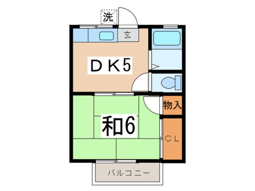 間取図 ＵＥＳハイム