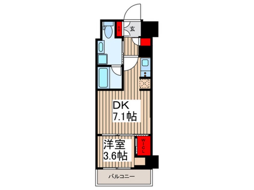 間取図 ONE ROOF RESIDENCE KIBA EAST