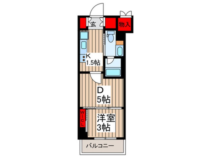 間取図 ONE ROOF RESIDENCE KIBA EAST