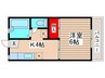 りとる・ミール 1Kの間取り
