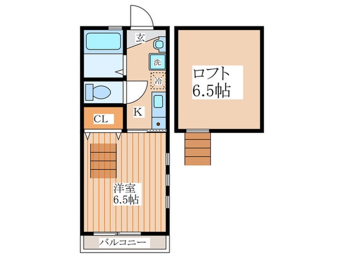 間取り図 ＣＡＳＡ　ＲＯＣＣＯ