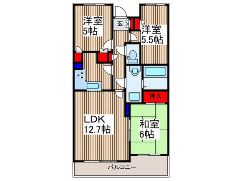 間取図 西浦和ガーデン